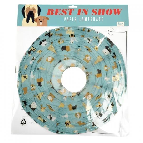 Rex London Laterne „Best in Show“ aus Papier, 40 cm