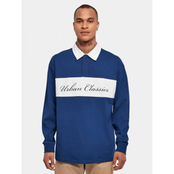 weiches Urban Classics Herren Sweatshirt Oversize 220 g/m² mit Baumwolle Blau