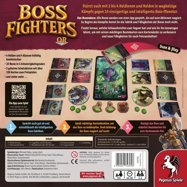 Boss Fighters QR - Familienspiel *Nominiert Kennerspiel 2026