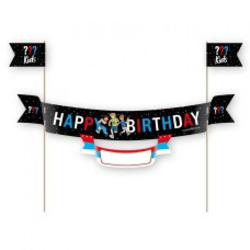 DREI ??? KIDS - Tortenbanner   23 cm