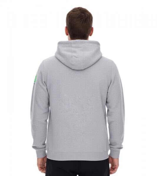 green SYLT "WINDSURF WORLD CUP SYLT " Baumwoll-Hoodie Langarm f&uuml;r Herren mit Prints 0100-010 Grau