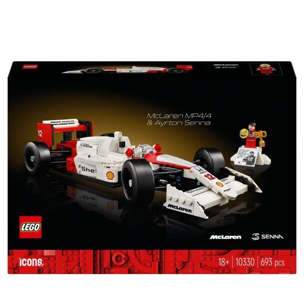 LEGO&reg; 10330 Icons - McLaren MP4/4 & Ayrton Senna (693 Teile)