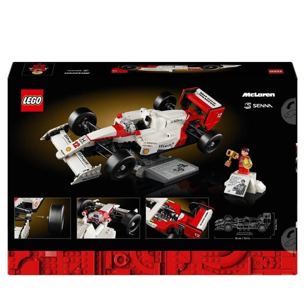 LEGO&reg; 10330 Icons - McLaren MP4/4 & Ayrton Senna (693 Teile)