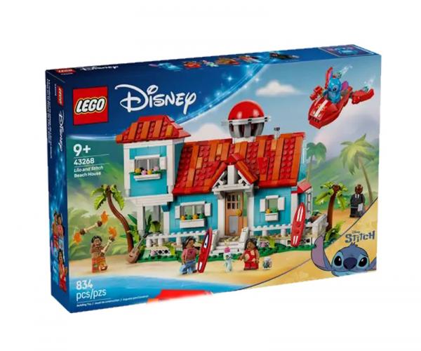 LEGO&reg; Disney Classic 43268 - Das Strandhaus aus &bdquo;Lilo und Stitch&ldquo; (834 Teile)