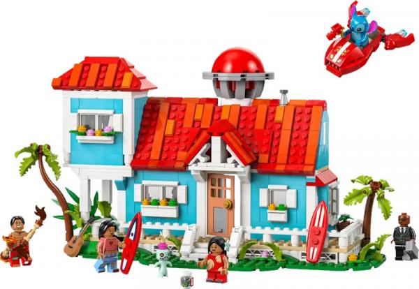 LEGO&reg; Disney Classic 43268 - Das Strandhaus aus &bdquo;Lilo und Stitch&ldquo; (834 Teile)