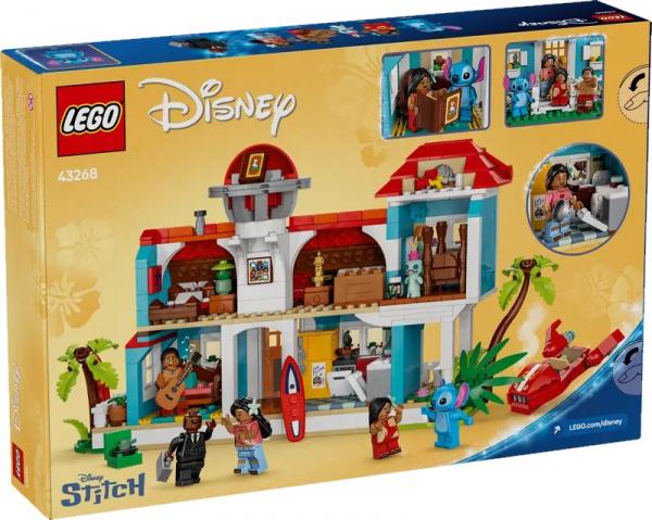 LEGO&reg; Disney Classic 43268 - Das Strandhaus aus &bdquo;Lilo und Stitch&ldquo; (834 Teile)