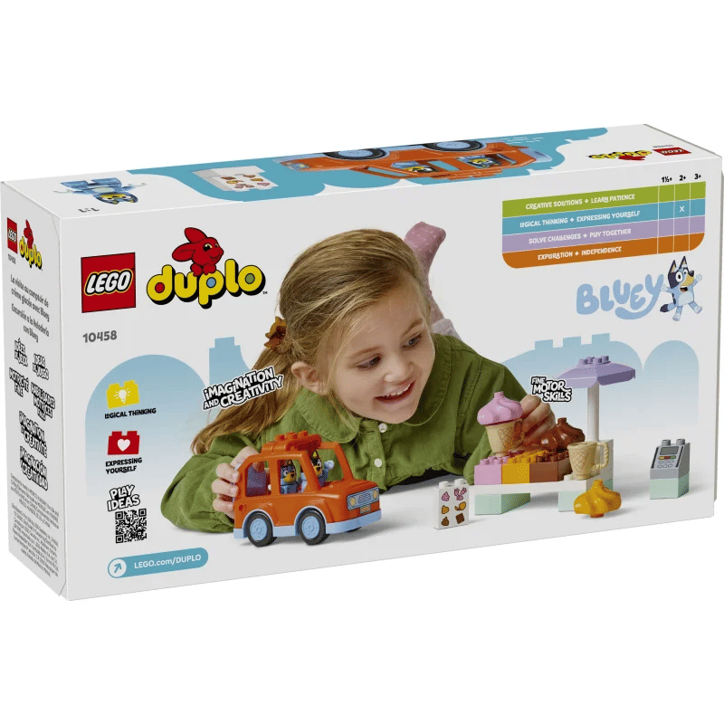 LEGO&reg; DUPLO&reg; Bluey 10458 - Ausflug zur Eisdiele mit Bluey (22 Teile)