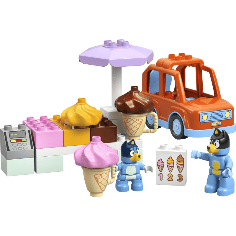 LEGO&reg; DUPLO&reg; Bluey 10458 - Ausflug zur Eisdiele mit Bluey (22 Teile)