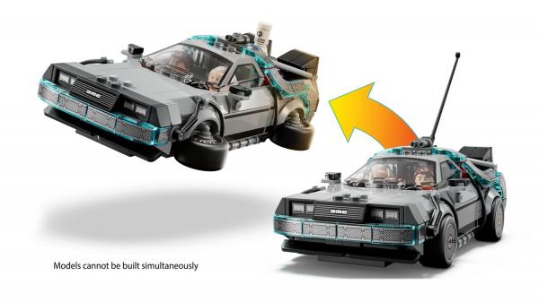 LEGO&reg; Speed Champions - Zeitmaschine aus Zur&uuml;ck in die Zukunft (357 Teile)