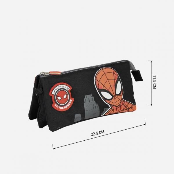 Marvel Spiderman - Schlamperm&auml;ppchen mit 3 F&auml;chern