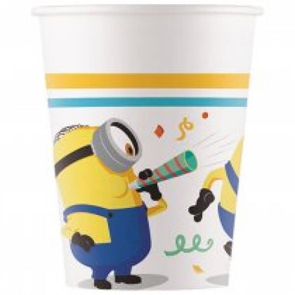 MINIONS RISE OF GRU&nbsp; - 8 FSC Paper Cup   200ml