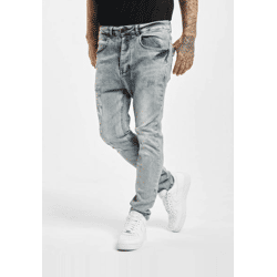 moderne vsct Herren Jeans Skinny Fit mit Baumwolle Grau