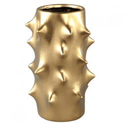 PTMD Oswaldo Flower Pot, Gold, 44 cm