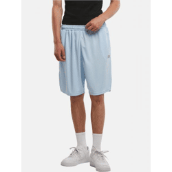 sommerliche DEF Herren Shorts Mesh Hell-Blau