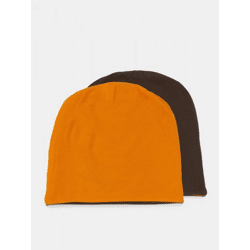 sportliche MSTRDS Unisex Cap Stretch mit Baumwolle Braun/Orange