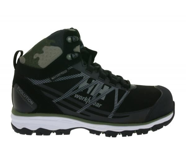 wasserdichte Helly Hansen Chelsea Evolution Mid S3 Damen Sicherheits-Schuhe mit Ortholite und Helly Tech® Membran Arbeits-Schuhe Schutzkla