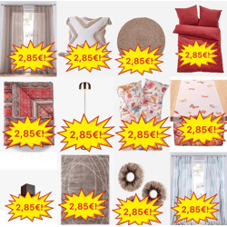 2,85 €/Stück - Haushaltswaren Stock, Kategorie A, Bettwäsche, Handtücher, Badematten, Lampen, Taschen, Ware auf Lager