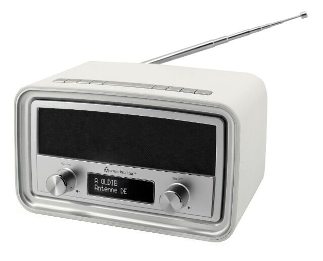 soundmaster DAB+/FM Radio with Alarm Clock, USB Charging Port