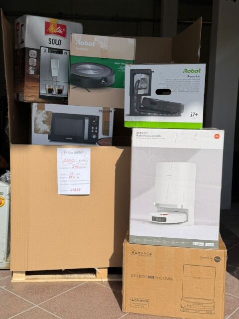 Electronics pallet for resale – household appliances with high demand at a 75% discount from retail price - category B