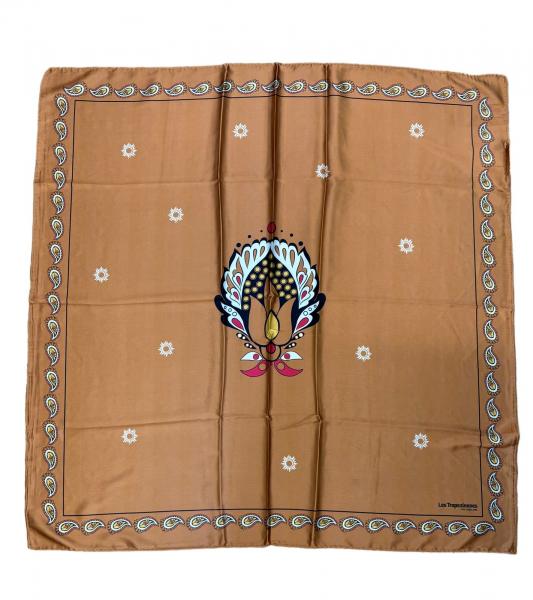 Les Tropeziennes Halstuch mit verschiedenen Mustern Alltags-Tuch 502-0037 C Braun
