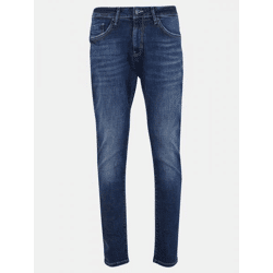 Stylish 883Police Men's Stretch Jeans with Cotton, Blue