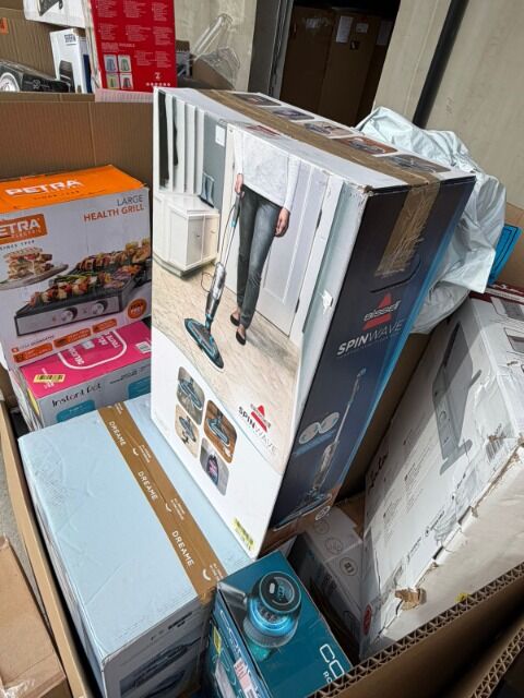 Wholesale offer (RETAIL PRICE -75%), mixed pallet of electrical goods, Grade B category.