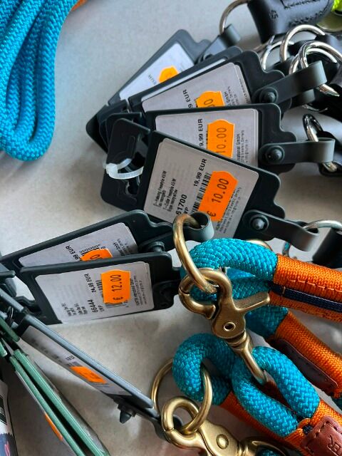 Hunter Freestyle Tau-Hundehalsbänder – 32 Stück – Original Markenware – gemischte Farben & Größen