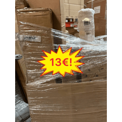 Starting at €13 each: Brand-name furniture mix A/B/C from customer returns; 15 pieces of furniture per pallet, including chairs, cabinets, tables, and more