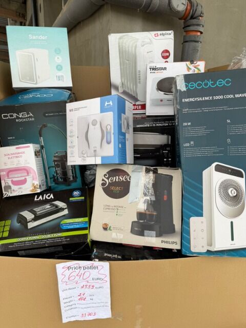 Amazon pallet with 21 electrical goods, category B, business proposal