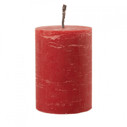 J-Line Stumpenkerze für den Außenbereich, rot, 15 x 21 cm