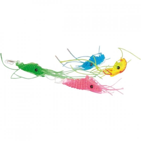 Katzenspielzeug „Garnele“, mehrfarbig, 13 cm, sortiert