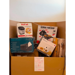 Mixed pallet of electrical goods: appliances for hot drinks, floor care products, kitchen appliances - category B