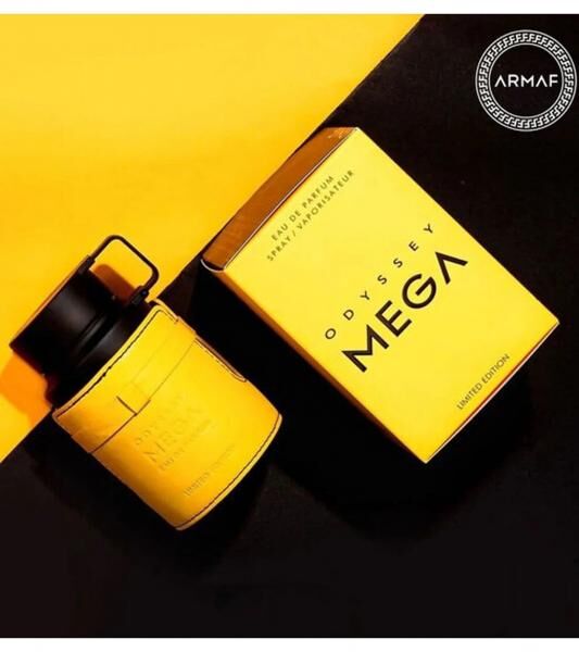 ARMAF Odyssey Mega Herren Eau de Parfum aromatisch-holziger K&ouml;rper-Duft Parf&uuml;m 100ml Gelb