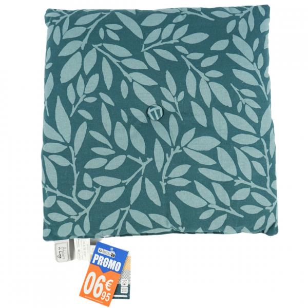Ateliers du Linge stoelkussen 40 x 40 cm 3 assorti