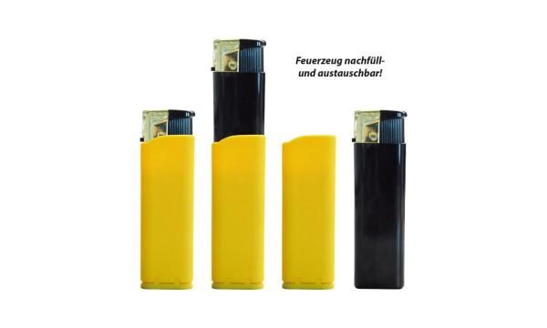 Fusion 2in1 - Feuerzeug mit Handyhalterung Sortiment - 25er Display