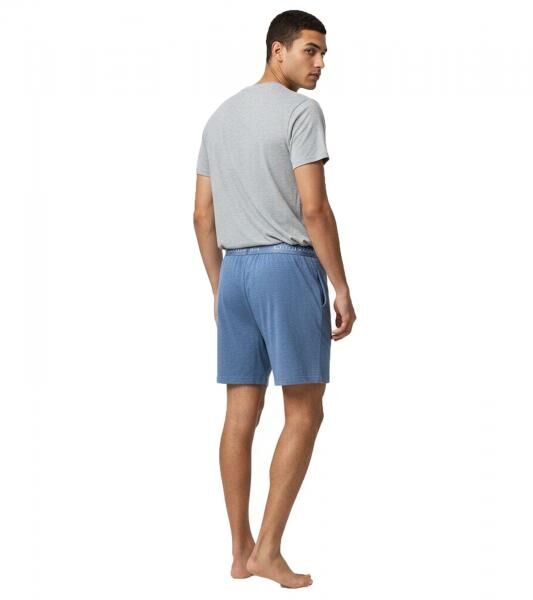 leichter SCOTCH & SODA Herren Pyjama 2-teiliges Shorty-Set mit Baumwolle kurzer Schlafanzug SSSP25M389721-410 Grau/Navy