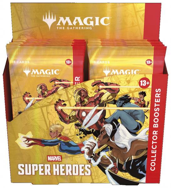 Magic the Gathering - Marvel Super Heroes Collector Booster Display (12 Boosters) - DE