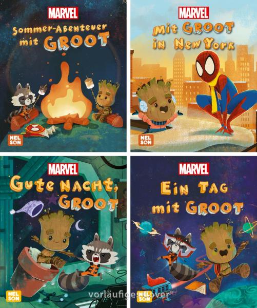 Marvel - Guardians of the Galaxy Pixi: 1-4 - 24 Mini-B&uuml;chlein im Display