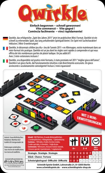Qwirkle  - Mitbringspiel in Metalldose