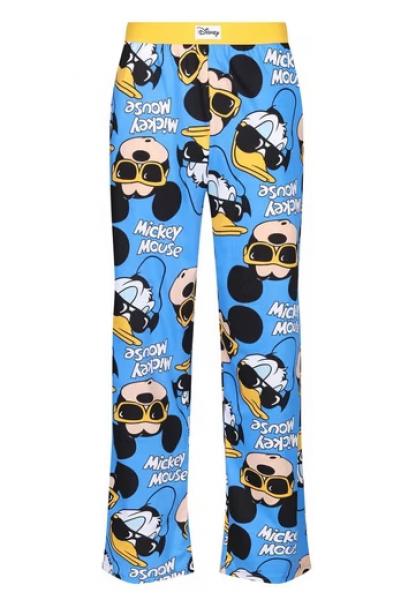 RE:COVERED X Disney Mickey Mouse and Donald Duck Loungepants Herren Schlafanzug-Hose Stylische und bequeme Baumwoll Pyjama-Hose RCDIF2105 B