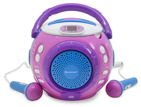 soundmaster Kinder CD-Spieler mit Mitsing-Funktion