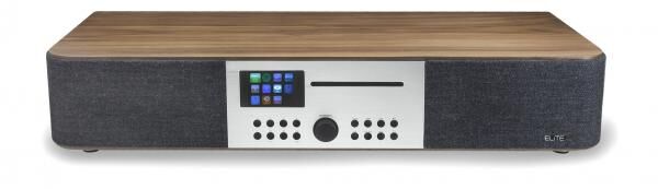 soundmaster Stereo-Musikcenter mit Internet/DAB+/UKW-Radio, Netzwerk-Player, CD/MP3, USB, Bluetooth®, Multi-Room, App-Steuerung