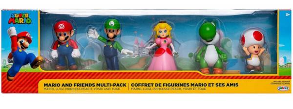 Super Mario - Mario and Friends - Sammelfiguren - 5-er Set