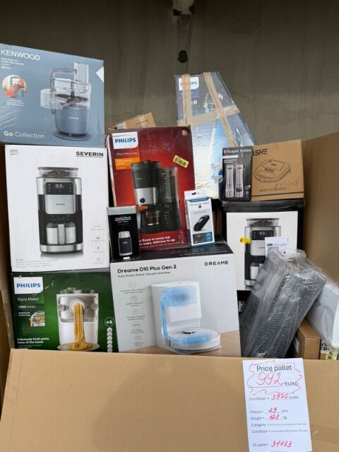 A pallet with electronics I Category I And Profitable business