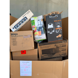 KITCHEN & FLOOR CARE APPLIANCES - AMAZON RETURNS FOR RESALE – 75% BELOW RETAIL – UNTESTED – 15 ITEMS – 29,17€/ITEM - 4,05€/KG - P14231, KF