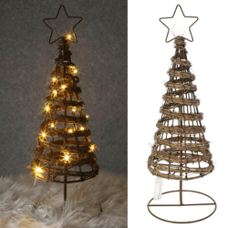 LED Weihnachtsbaum, rusty, groß, ca. 65cmH