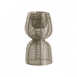 Light & Living Teelichthalter Aroha, Nickel, 24 cm