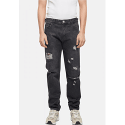 moderne 2Y Premium Herren Jeans Stretch Taschen mit Baumwolle Schwarz