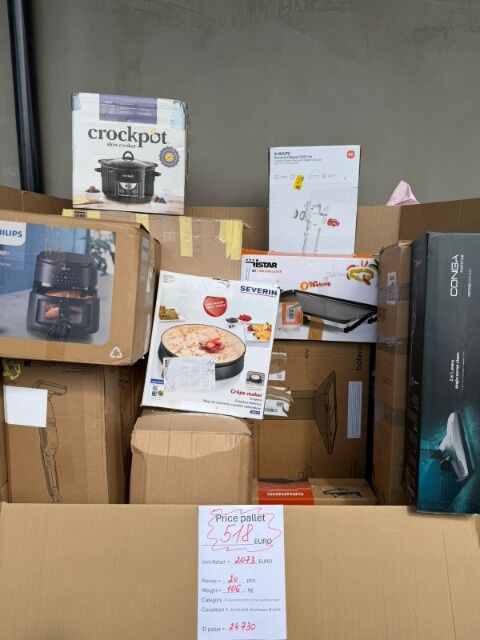 Wholesale Offer (RETAIL PRICE -75%) Mixed pallets of electrical goods