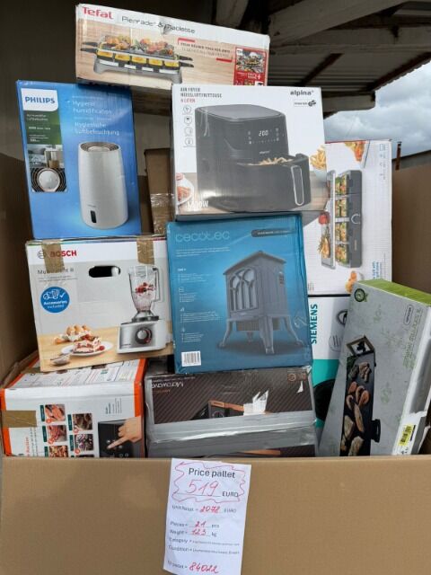 Wholesale Stock Offer – Mixed Electrical Goods Pallet – Grade B – 75% Below Retail Value
